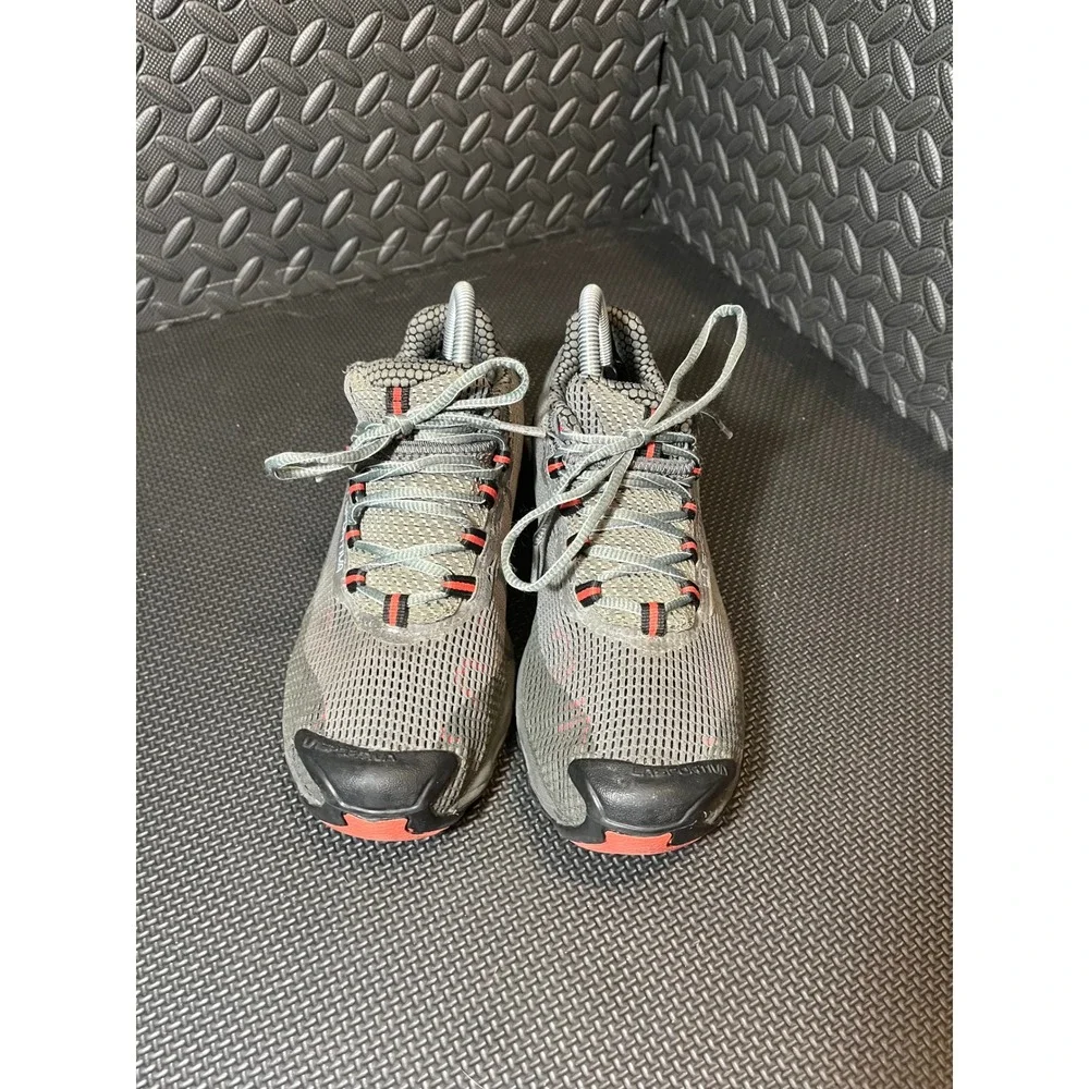 La Sportiva Wildcat Trail Running Shoes Womens 7.5 Grey Red Mesh Hiking Sneaker